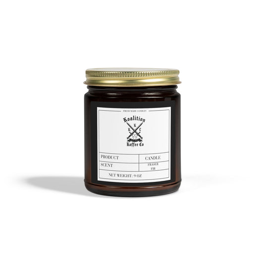 Fraser Fir Scented Candle — 9oz Amber Jar