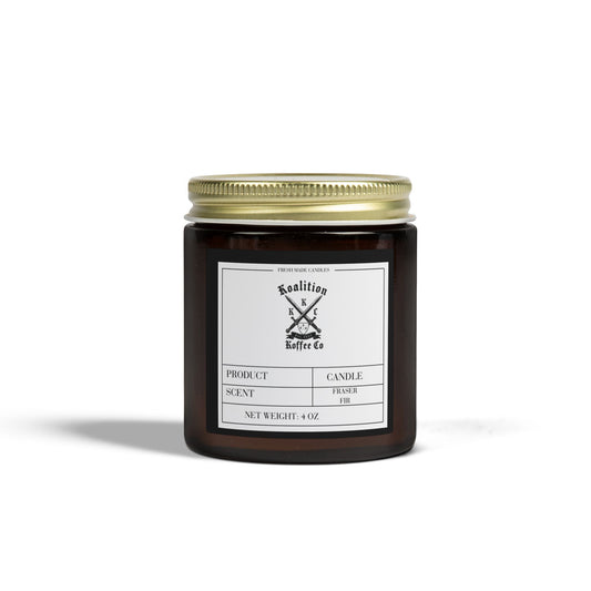 Fraser Fir Scented Candle — 4oz Amber Jar